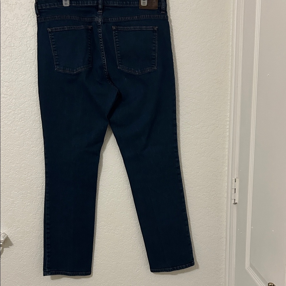 Lauren Ralph Lauren Navy Straight Leg Jeans - Picture 5 of 11